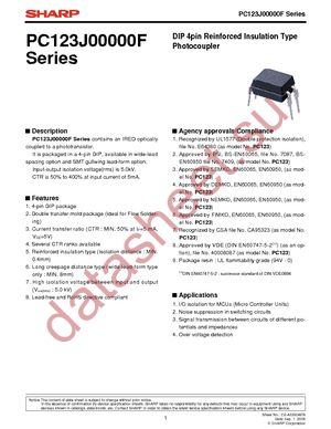 PC123PY2J00F datasheet  